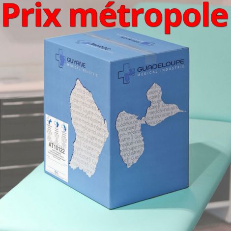 Drap d'examen AT10122 bleu Ouate plastifiée 120cm T50 34g/m² Carton de 15 rouleaux - J267GSM114/AT10122/C619104