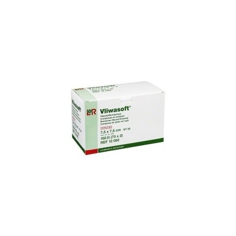 Compresses non tissées Vliwasoft®  Dimension 10 x 10 cm Boite de 50 - 80962