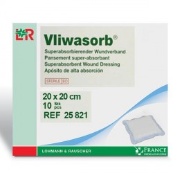Pansement Vliwasorb® super-absorbant 20x20cm Stérile Emballage individuel-25821