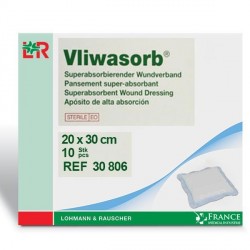 Pansement Vliwasorb® super-absorbant 20x30cm Stérile Emballage individuel-30806