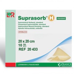 Pansement hydrocolloïde Standard Suprasorb® H 20x20cm Boite de 10 - 20433