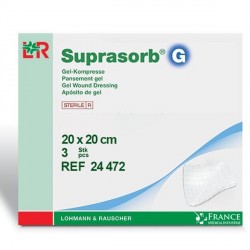 Pansement hydrogel Suprasorb® G 20x20cm Boite de 3 - 20472
