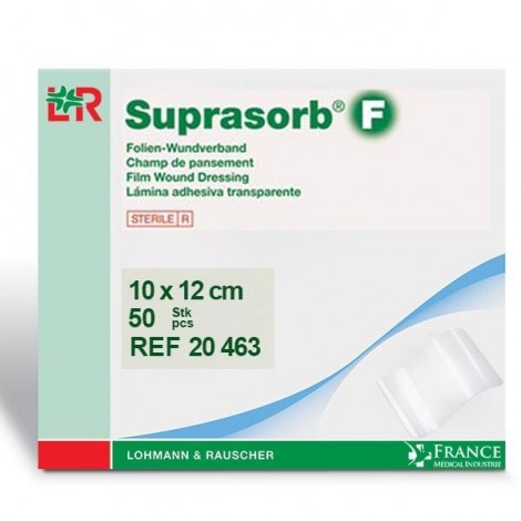 Pansement stérile film polyuréthane Suprasorb®F 10x12cm Boite de 50- 20463