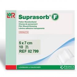 Pansement stérile film polyuréthane Suprasorb®F 5x7cm Boite de 10- 82799