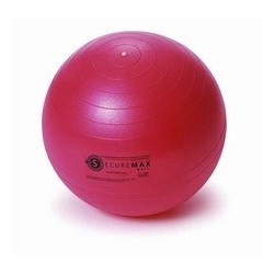 BALLON GYMNASTIQUE SWISS BALL SECUREMAX 55Cm Rouge-2281