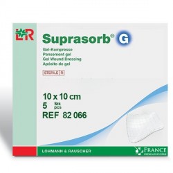 Pansement hydrogel Suprasorb® G 10x10cm Boite de 5 - 82066