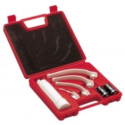 Coffret laryngoscope à  fibre optique Avec 3 Lames - 2905013