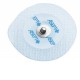 Electrode prégélifiée  textile Ovale Ø 50mm 1 sachet de 1200 electrodes ovales - 250556